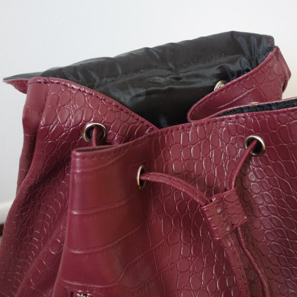 Burgundy Backpack - Picture 6 of 8